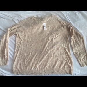NWT LOFT Pocket Knit Tunic Sweater